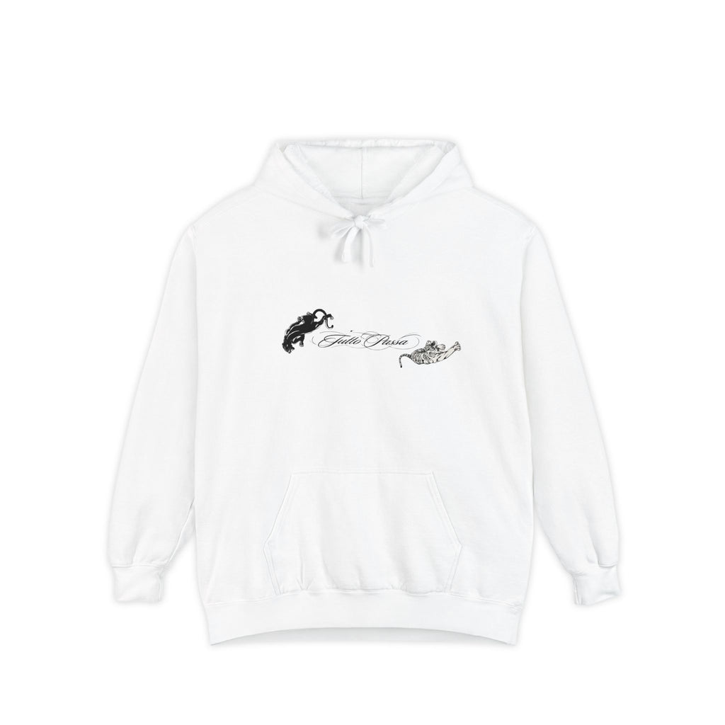 Scripted Paisley Hoodie — 'Loser Chassis' Graphic Pullover