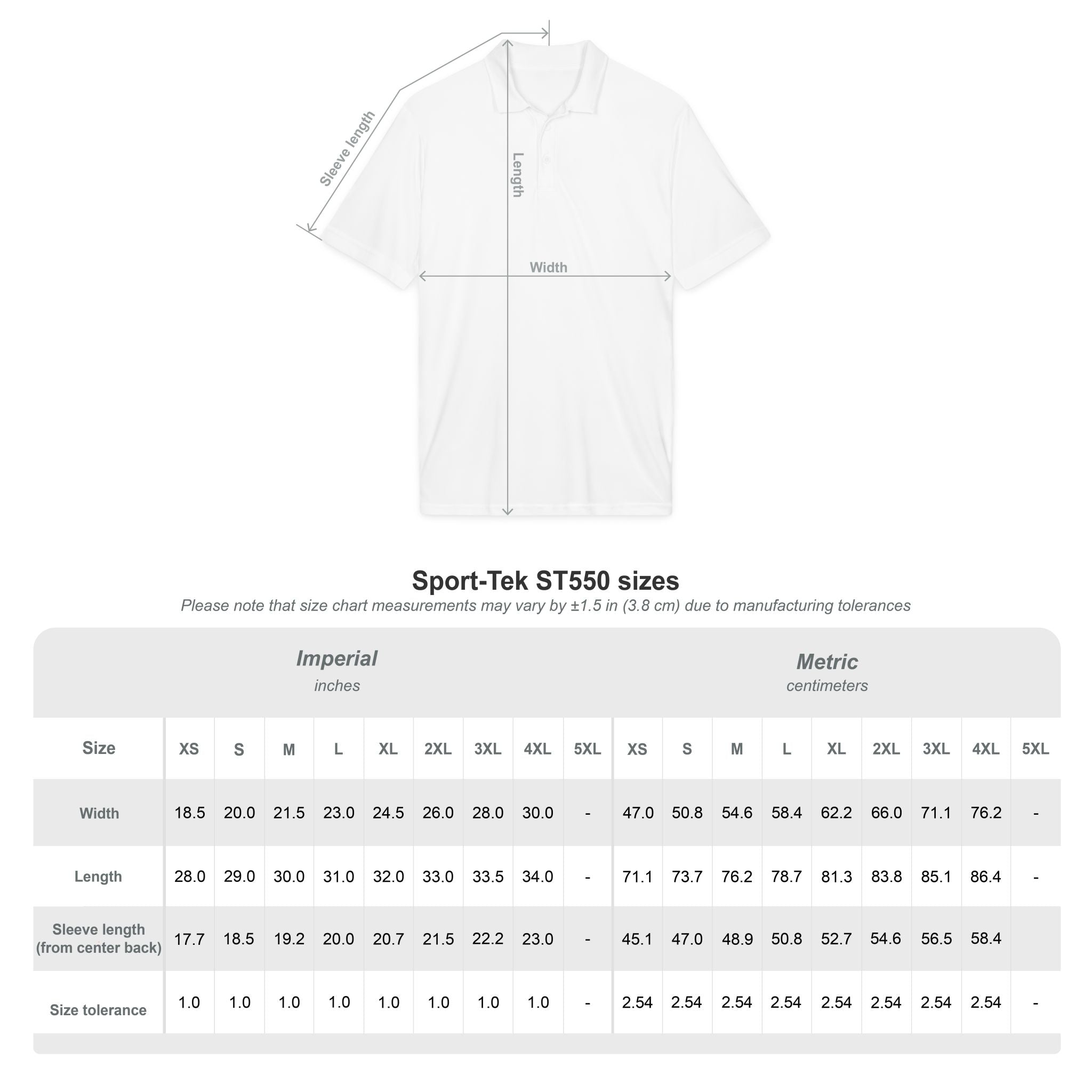 Men's Polo Shirt — Embroidered Polo Player with Cherry Blossom Accent