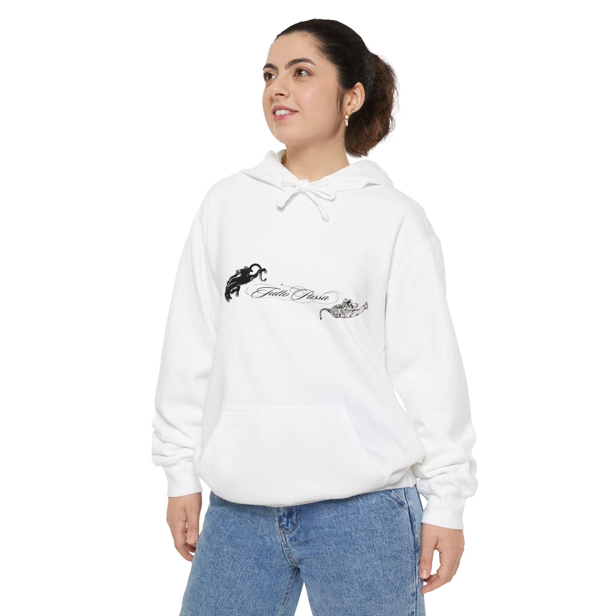 Scripted Paisley Hoodie — 'Loser Chassis' Graphic Pullover