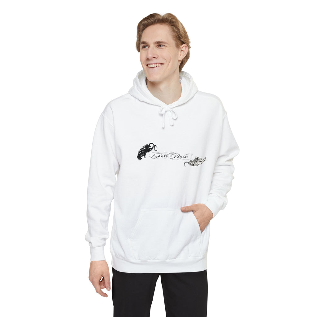 Scripted Paisley Hoodie — 'Loser Chassis' Graphic Pullover