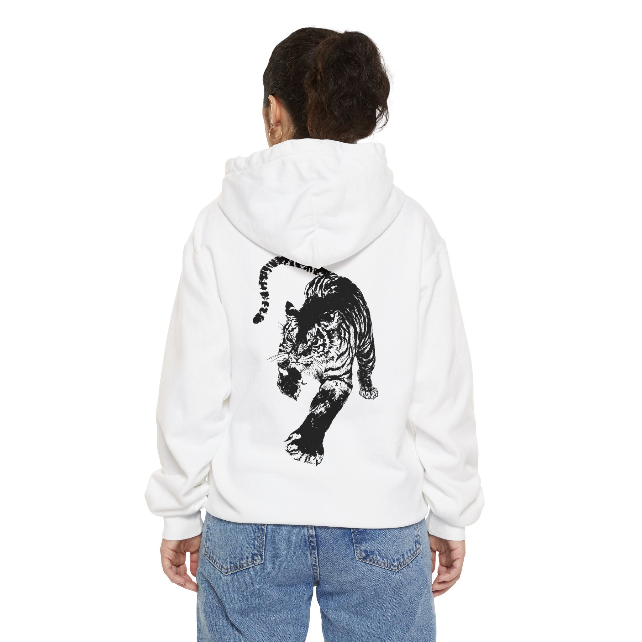 Scripted Paisley Hoodie — 'Loser Chassis' Graphic Pullover