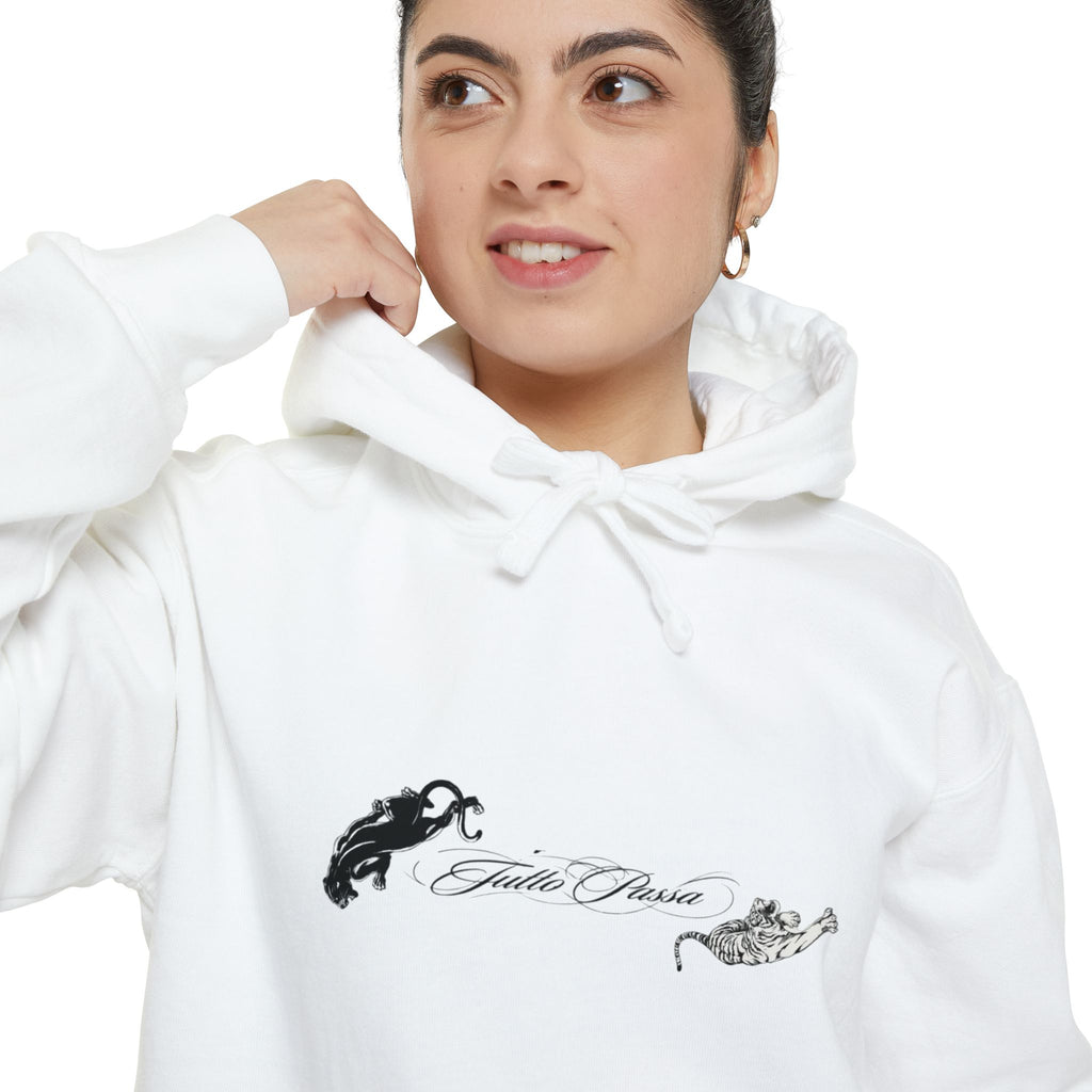 Scripted Paisley Hoodie — 'Loser Chassis' Graphic Pullover