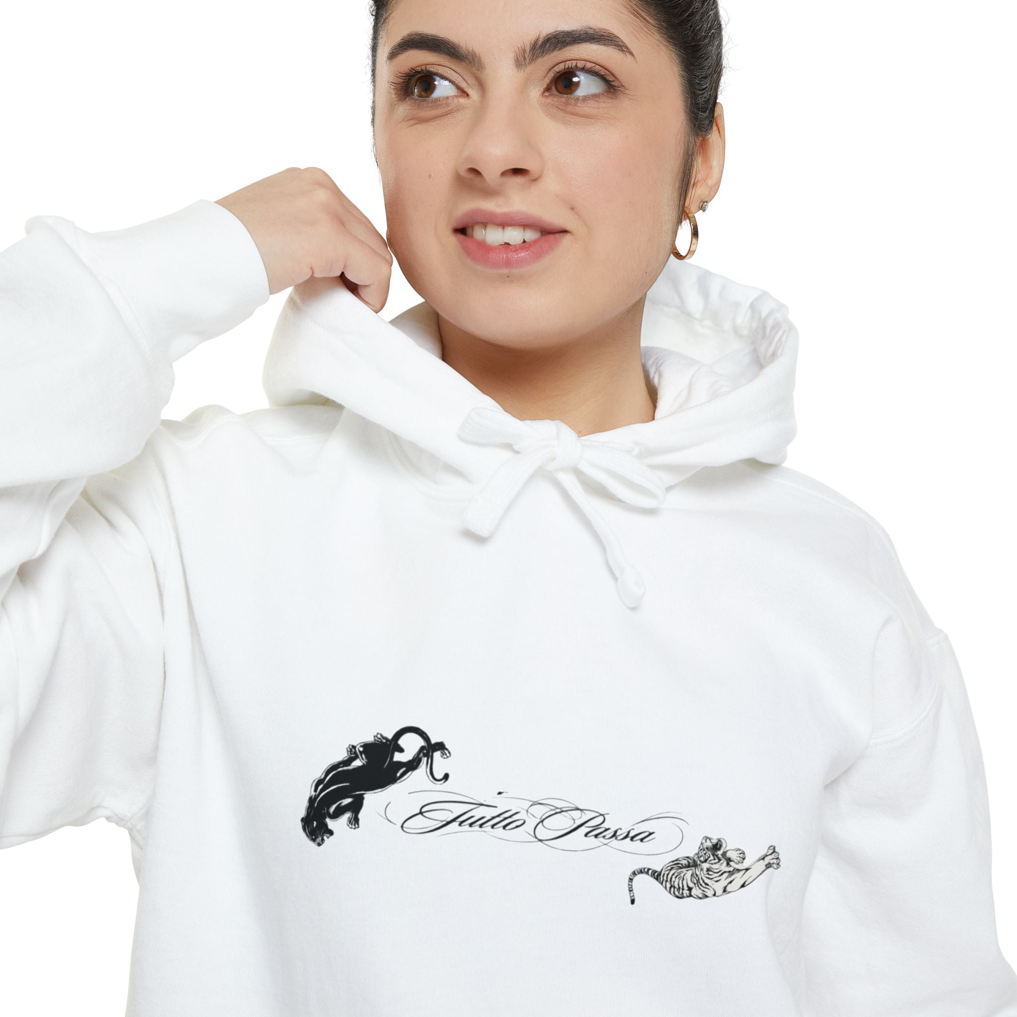 Scripted Paisley Hoodie — 'Loser Chassis' Graphic Pullover