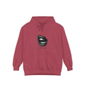 Graphic Lip Print Hoodie — Bold Monochrome Smile Design - ARSLANHAN