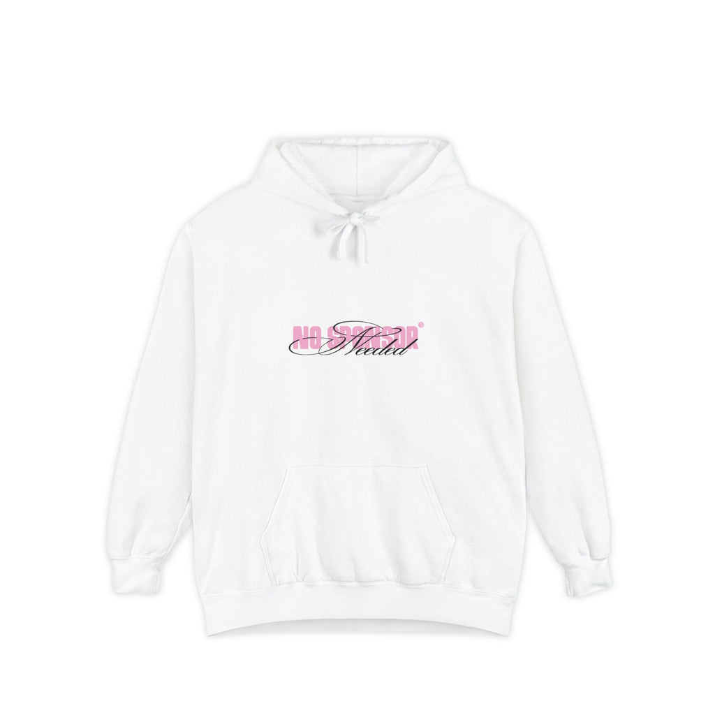 Hoodie — 'All Smiles' Pink Script Graphic Hooded Sweatshirt - ARSLANHAN