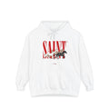 Saint Graphic Hoodie — Vintage Rescue Dog & Puppies Design - ARSLANHAN