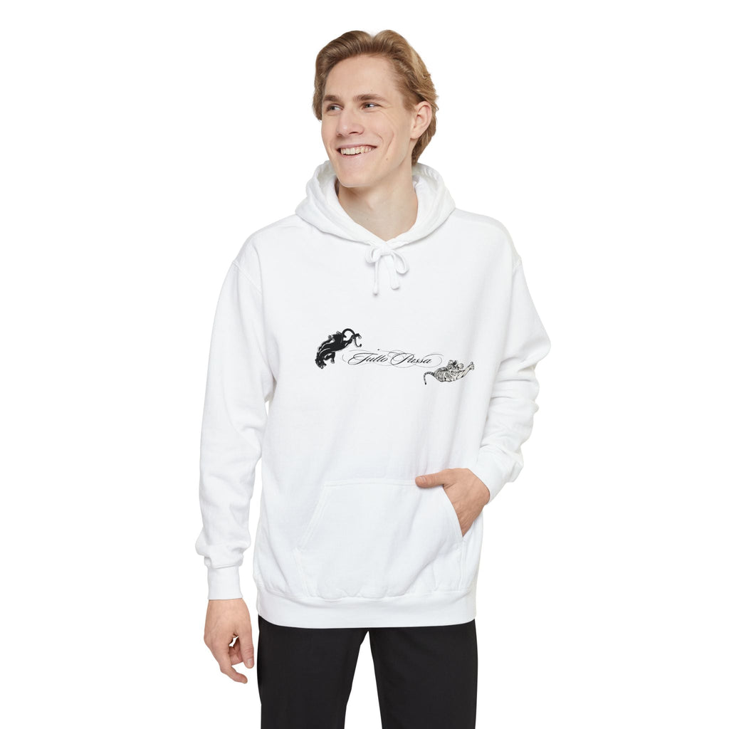 Scripted Paisley Hoodie — 'Loser Chassis' Graphic Pullover - ARSLANHAN