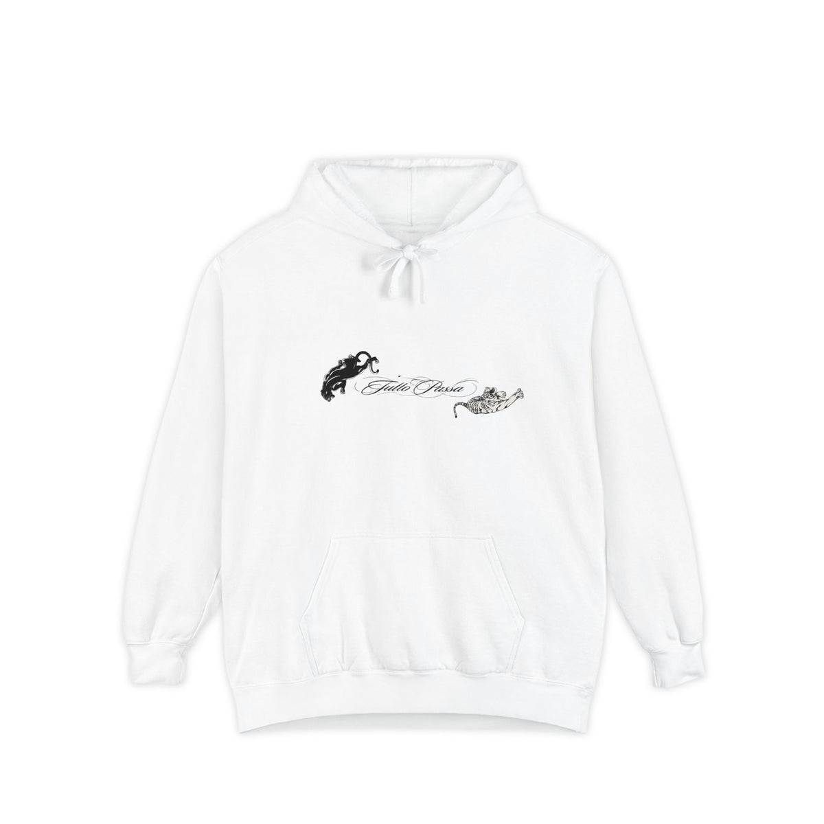 Scripted Paisley Hoodie — 'Loser Chassis' Graphic Pullover - ARSLANHAN